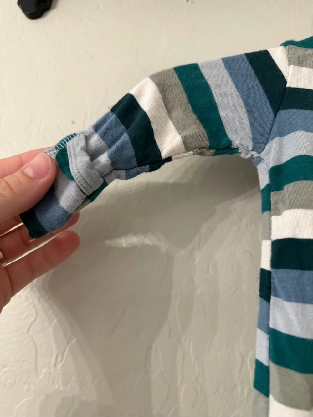 Kickee Pants Long-Sleeve Footed Stripe Pajamas